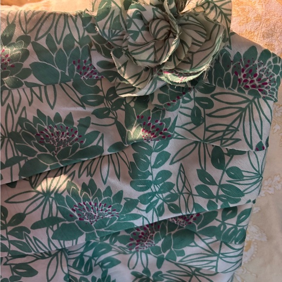 Vera wang lavender label vintage Green Dress size 2 - Picture 5 of 9